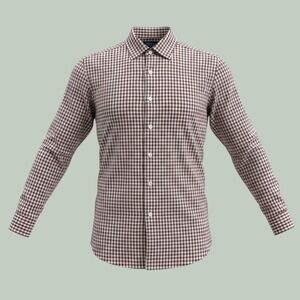 Brooks Brothers Button Up Shirt Men M 15.5‎ 34/35 Gingham Check Slim Fit 346